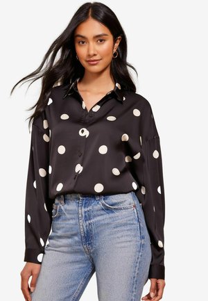Friends Like These PRINTED LONG SLEEVE - Hemdbluse - black