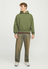 Jack & Jones EINFARBIG - Hoodie - cypress