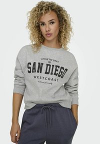 ONLY Sudadera - light grey melange
