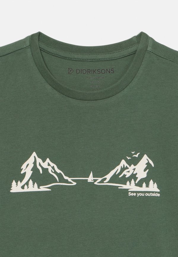 MYNTA UNISEX - Print T-shirt - dark moss2