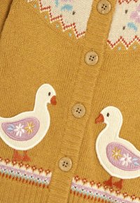JoJo Maman Bébé DUCK FAIR- REGULAR FIT - Cardigan - mustard