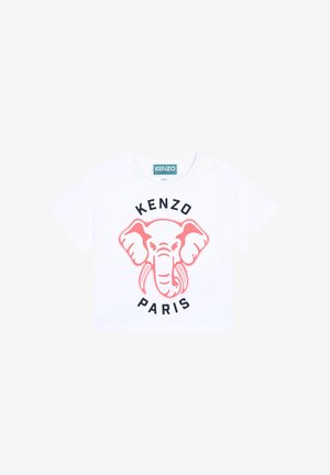 KENZO kids À MANCHES COURTES - T-shirt print - blanc