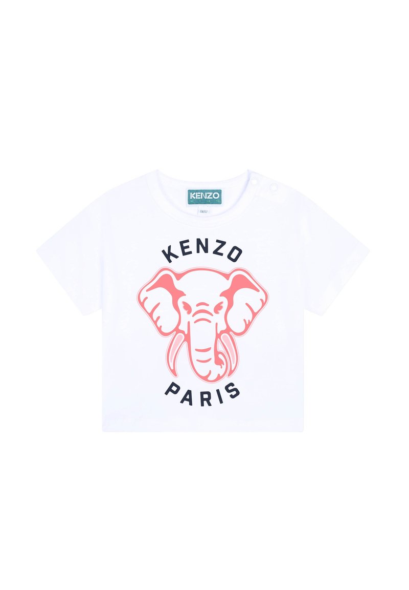 KENZO kids À MANCHES COURTES - T-shirt imprimé - blanc
