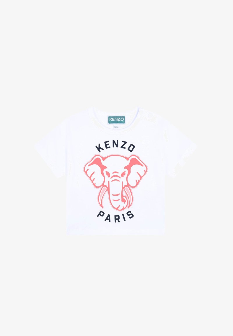 KENZO kids À MANCHES COURTES - T-shirt imprimé - blanc