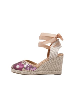 Zapatos de salón con cordones - purple