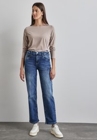 Street One GESTREIFTES  - Langarmshirt - beige