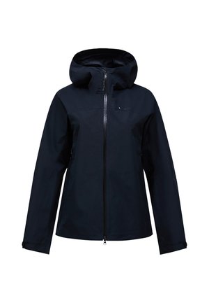 Peak Performance, W TREELINE HIPE® 2.5L  SHELL JACKET - Impermeabile - black