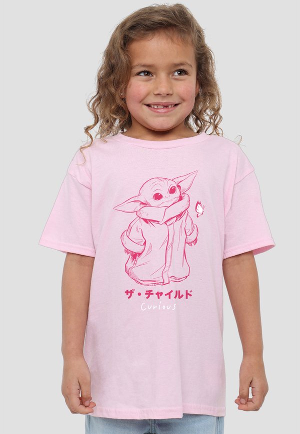 THE MANDALORIAN GROGU CURIOUS SKETCH - T-Shirt print