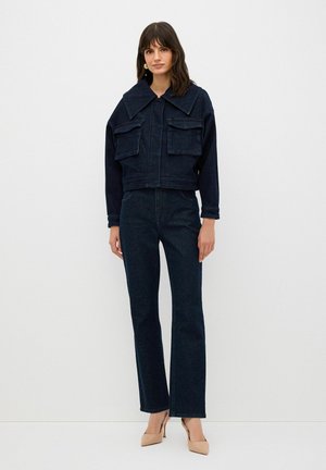 adL WIDE COLLAR - Spijkerjas - navy blue