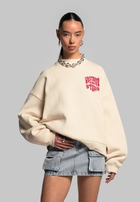 WRSTBHVR FLYNN SWEATSHIRT - Felpa - whitecap gray