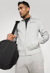 Champion ICONS CONTRAST FULL ZIP  - Majica s kapuljačom i patentnim zatvaračem - grey