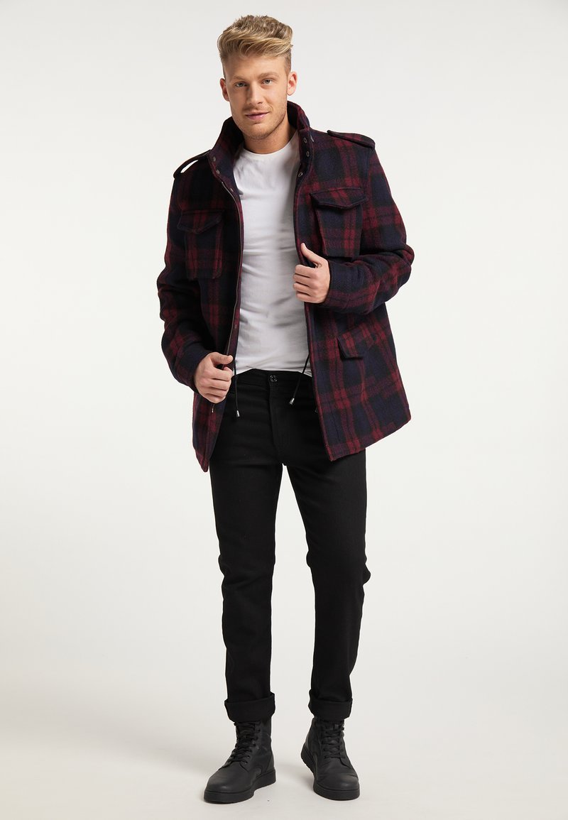 Herren Trenchcoats | Mo Kurzmantel rot marine/rot - JA34862 Herren Trenchcoats | Mo Kurzmantel rot marine/rot - JA34862