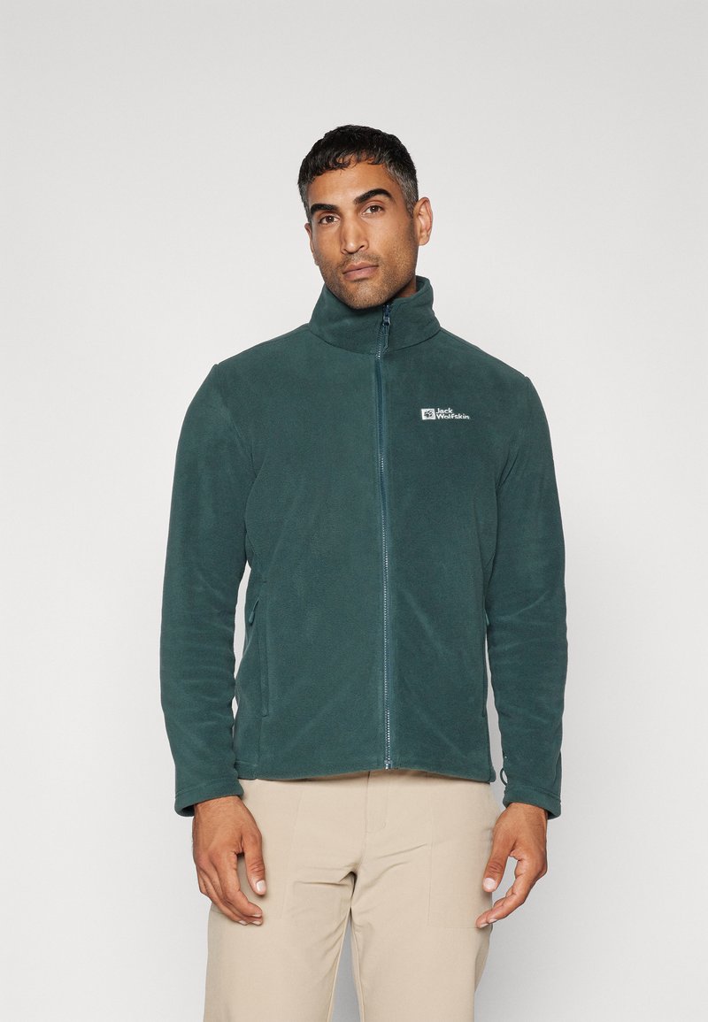 Jack Wolfskin WINTERSTEIN  - Jachetă din fleece - black olive/black olive