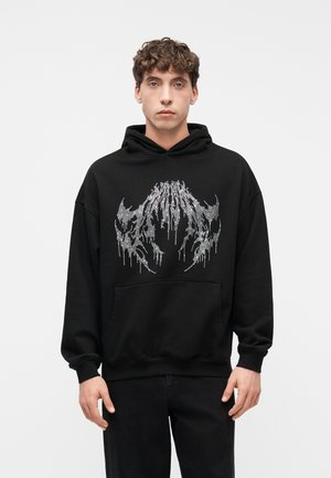 HOODIE - Felpa con cappuccio - black