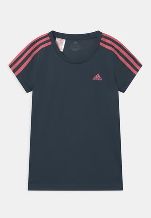 UNISEX - Print T-shirt - dark blue/pink