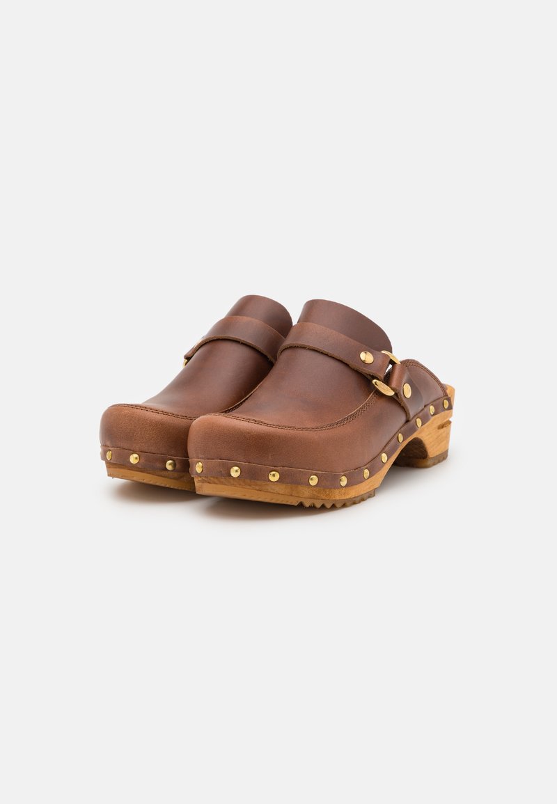 Sanita Clog Zuecos Daneses Sanita Zuecos Holandeses De Madera Sanita Caroline Offener Clog Leder