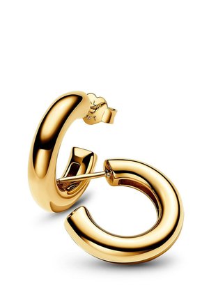 ROUND OPEN - Náušnice - gold plated