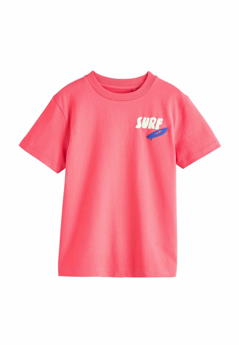 Next REGULAR FIT - SIMPLE SHORT SLEEVE - Printtipaita - red surf