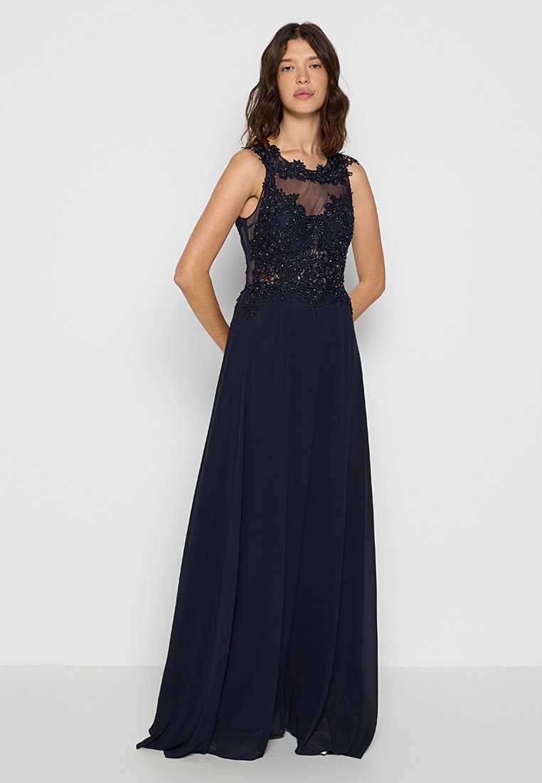 Apart Glamour Cocktailjurk donkerblauw Apart Glamour Cocktailjurk donkerblauw