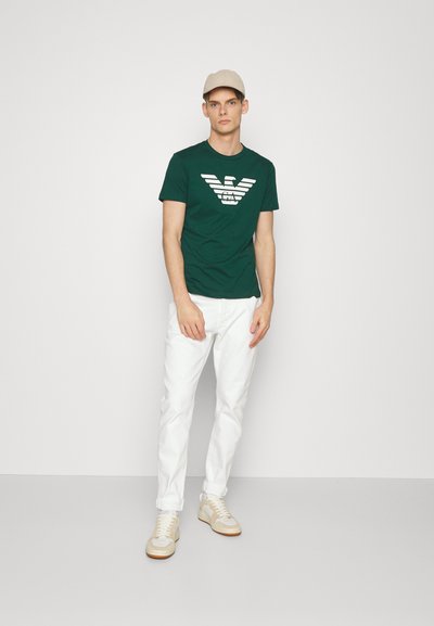 Emporio Armani T-shirt estampada - verde scuro