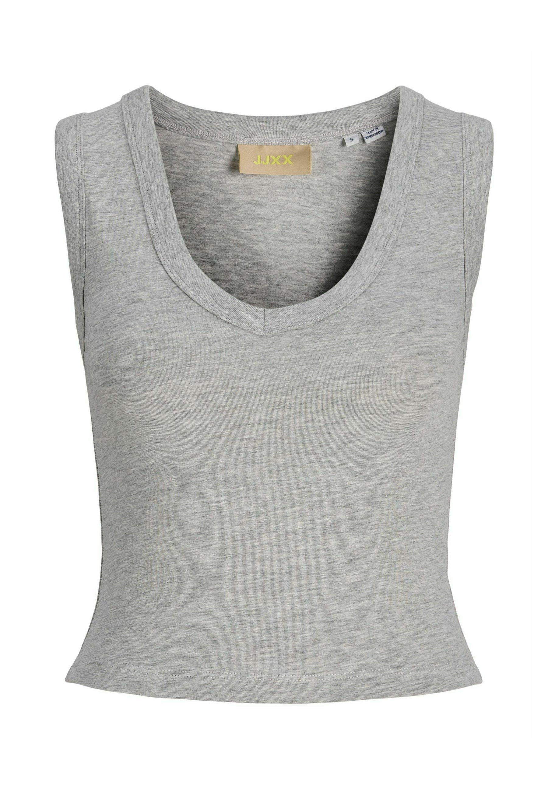 Brassière débardeur de sport NEUF soutien-gorge gris clair avec rembourrages amovibles effet push-up taille 34-36 (S) - Vêtements