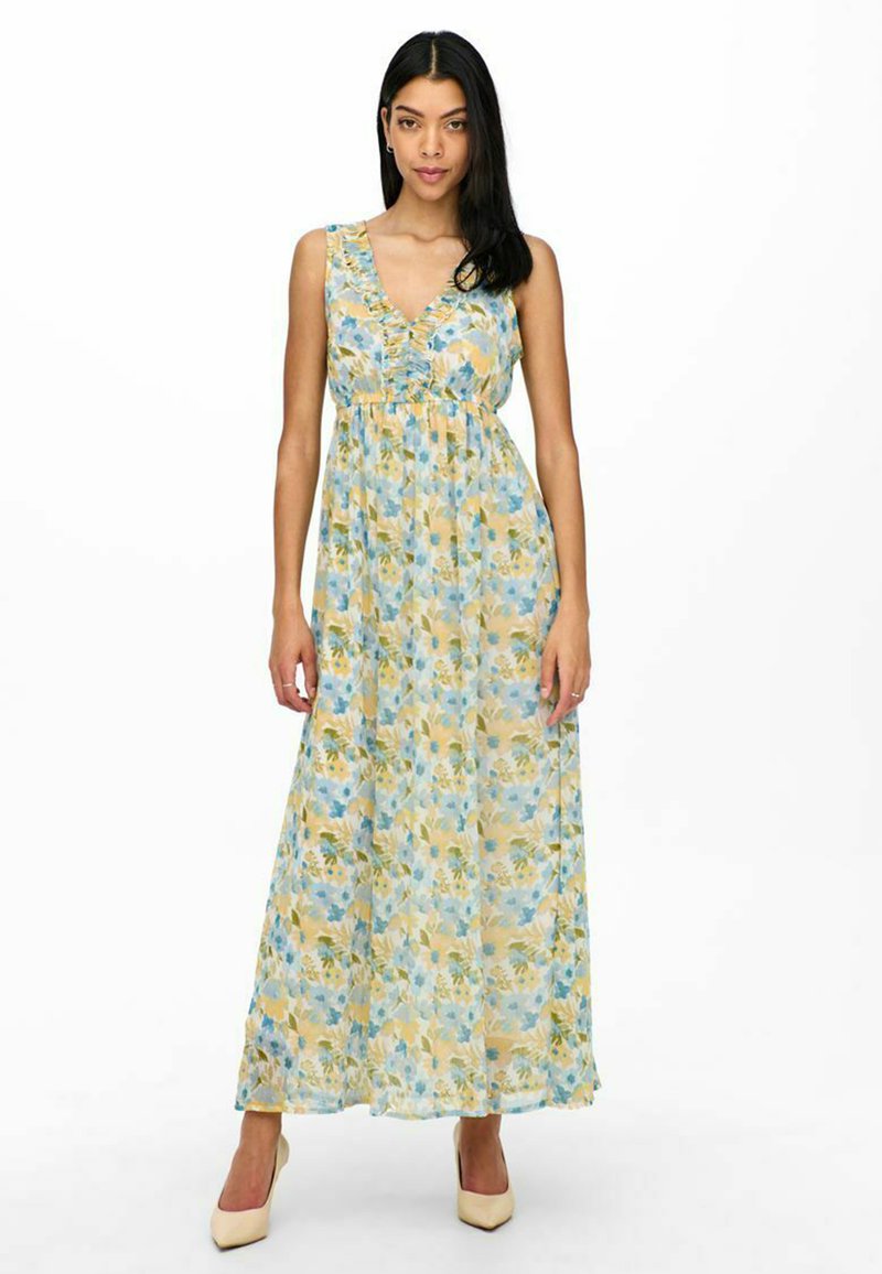 JDY Vestito lungo - cloud dancer