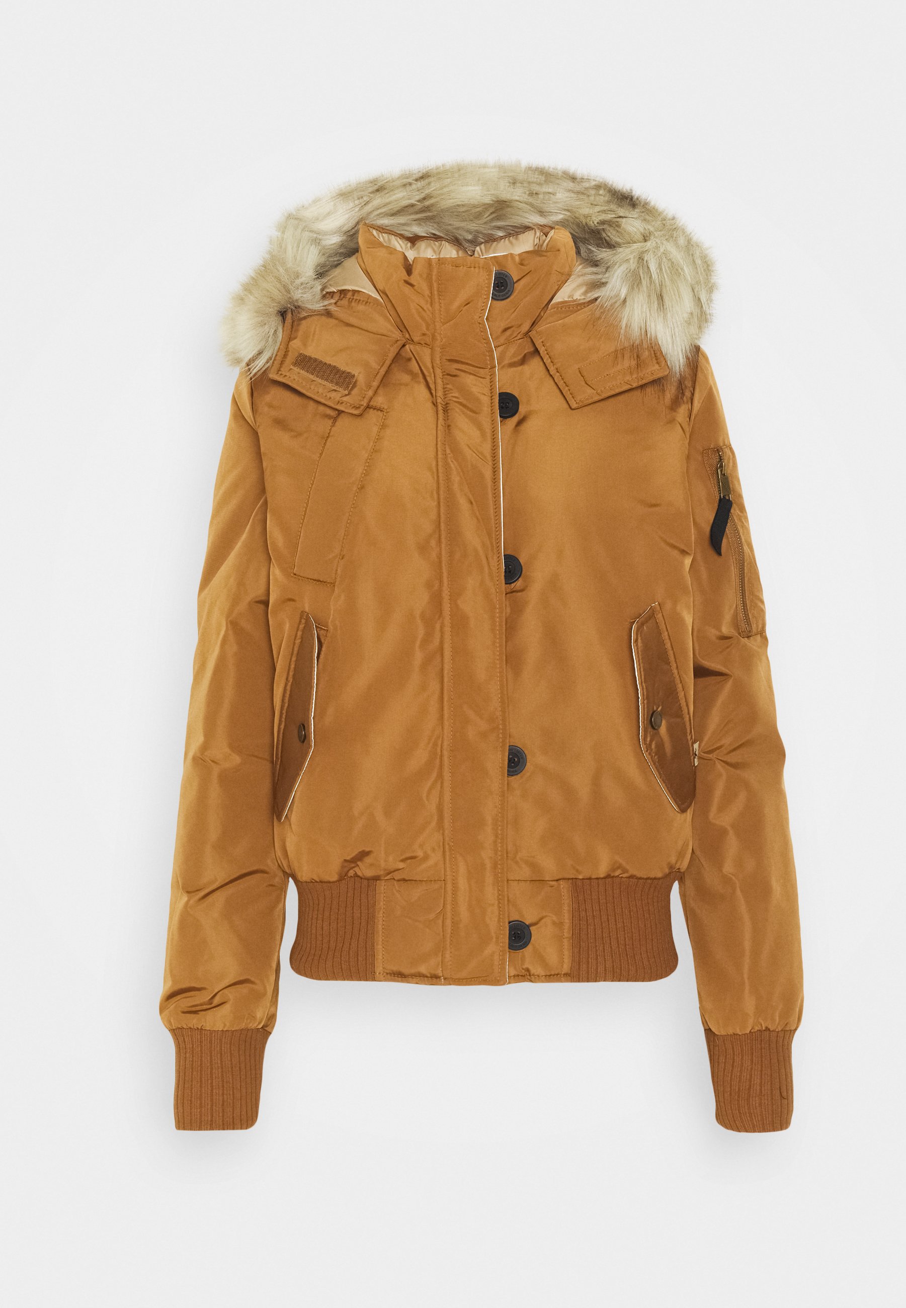 hollister brown jacket