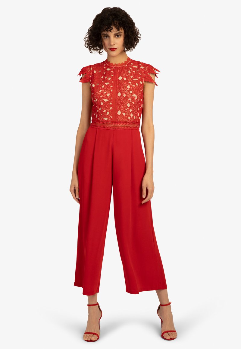 Apart Jumpsuit rot nude/red Zalando.de