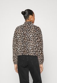 Noisy May NMFLECI ZIPPER - Vesta od flisa - oatmeal
