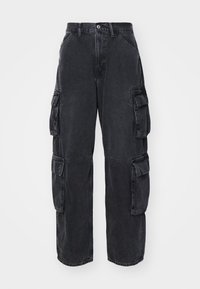 GAP DOUBLE PANT - Τζιν χαλαρής εφαρμογής - washed black