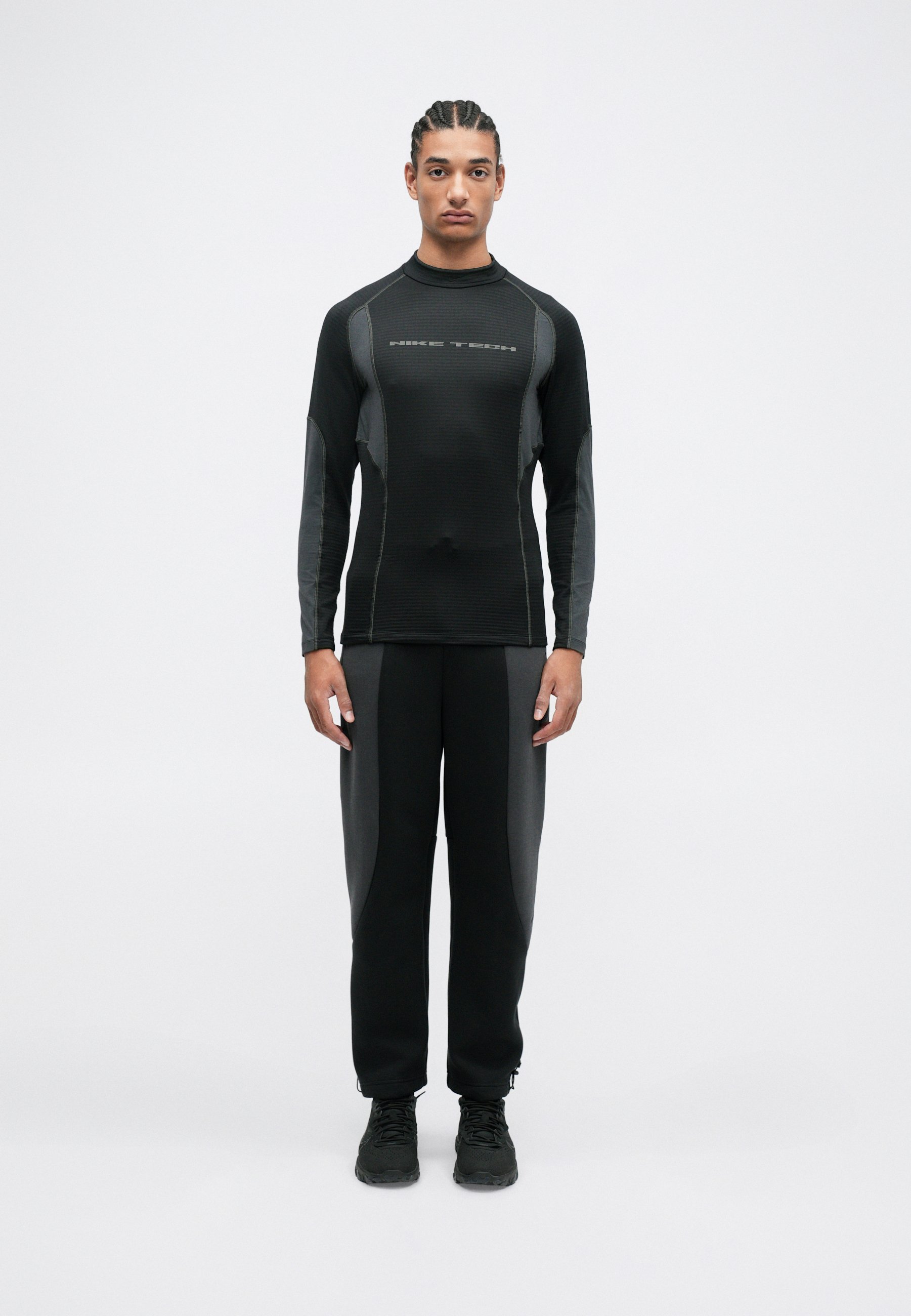 nike black long sleeve thermal pro top