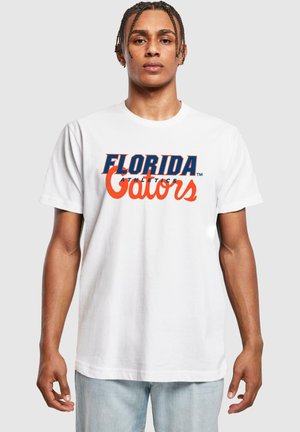 FLORIDA GATORS MULTI LOGOS - Apdrukāts T-krekls - white