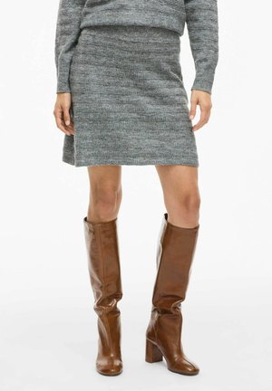 Miniskjørt - medium grey melange