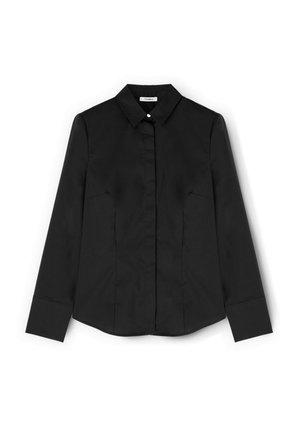 Motivi, CAMICIA CON BOTTONI NASCOSTI - Blusa - nero