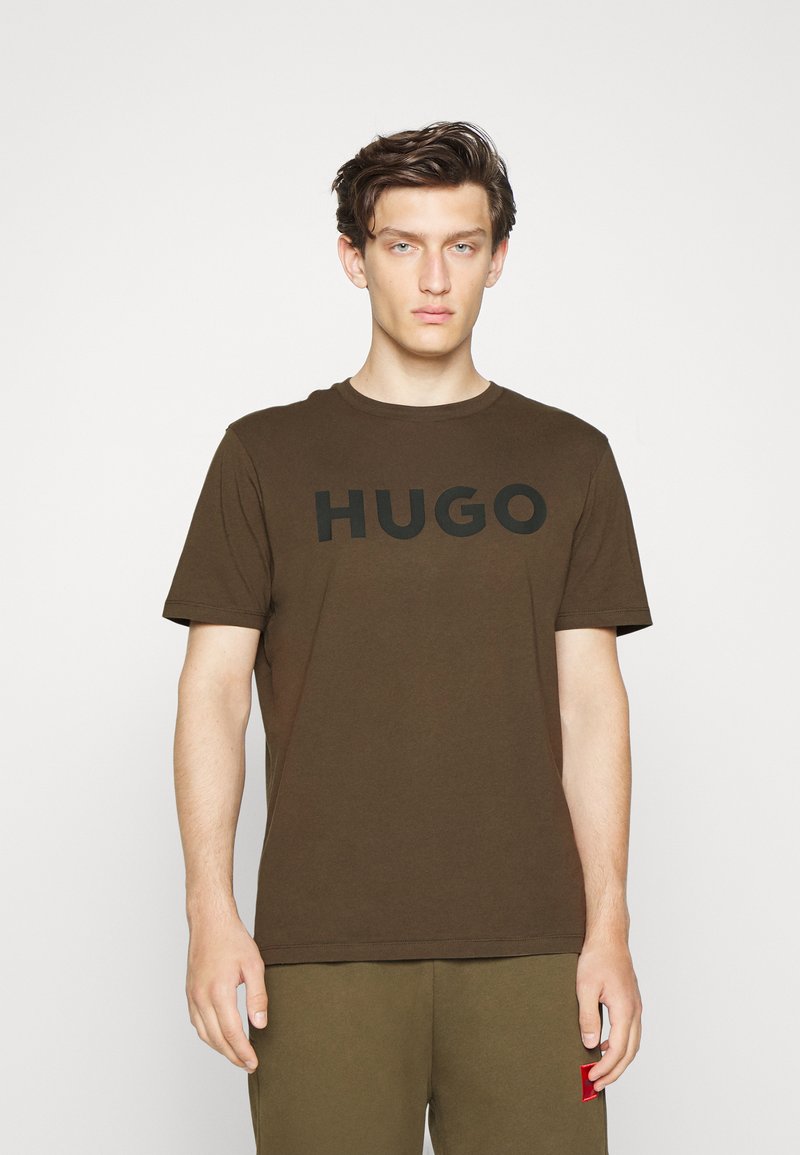 HUGO DULIVIO - T-shirt estampada - dark green