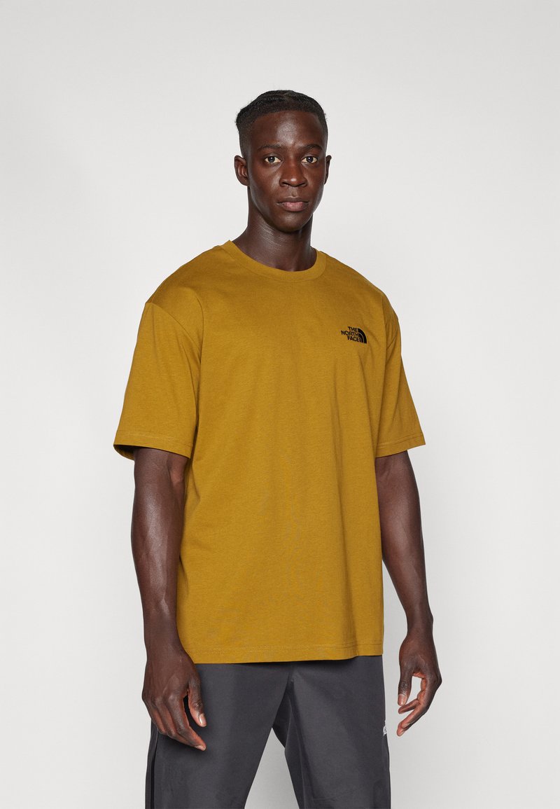 The North Face M SS ESSENTIAL OVERSIZE TEE - Trükipildiga T-särk - moss green
