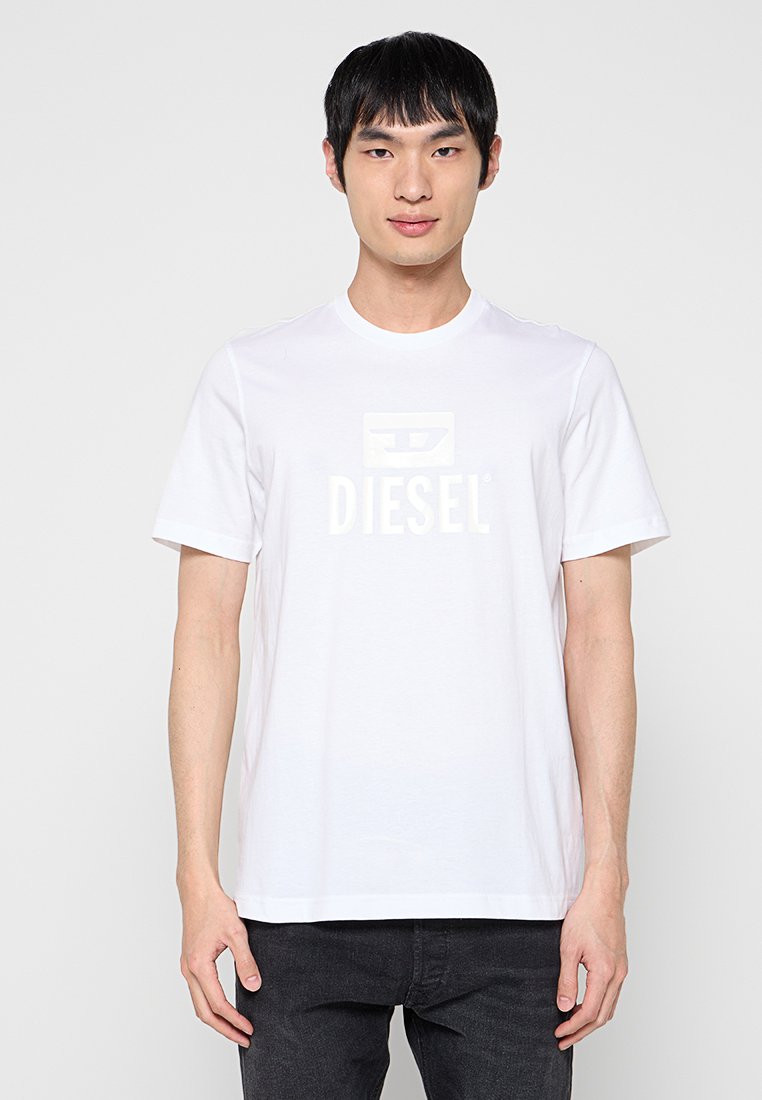 Diesel T-shirt print wit