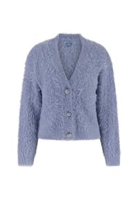 FLAUSCHIGER ZOPFMUSTER - Cardigan - himmelblau