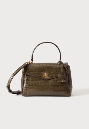 Lauren Ralph Lauren, SATCHEL SMALL - Käekott - botanic green