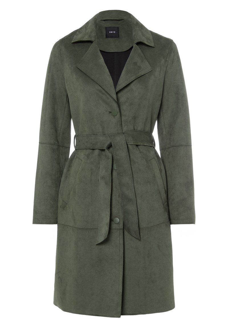 Damen Parkas | zero Trenchcoat dark basil/grün - SB59103 Damen Parkas | zero Trenchcoat dark basil/grün - SB59103
