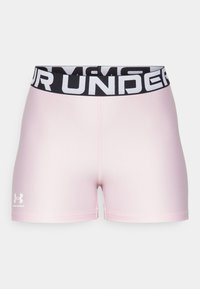 HEATGEAR SHORTY - Leggings - prime pink/white