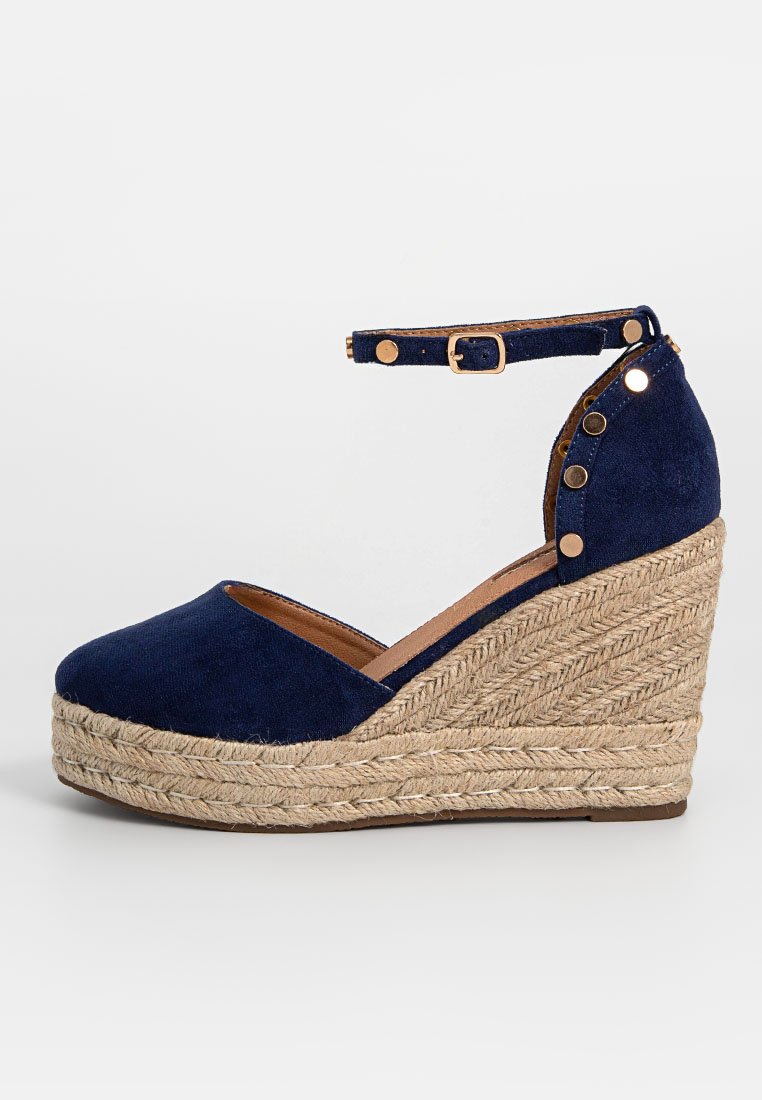 CAFèNOIR Sandalen met hoge hak donkerblauw CAFèNOIR Sandalen met hoge hak donkerblauw