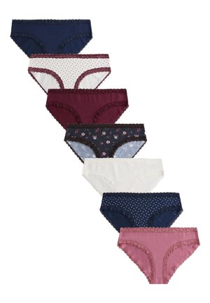 Next, 7 PACK  - Bikinibroekje - black floral berry