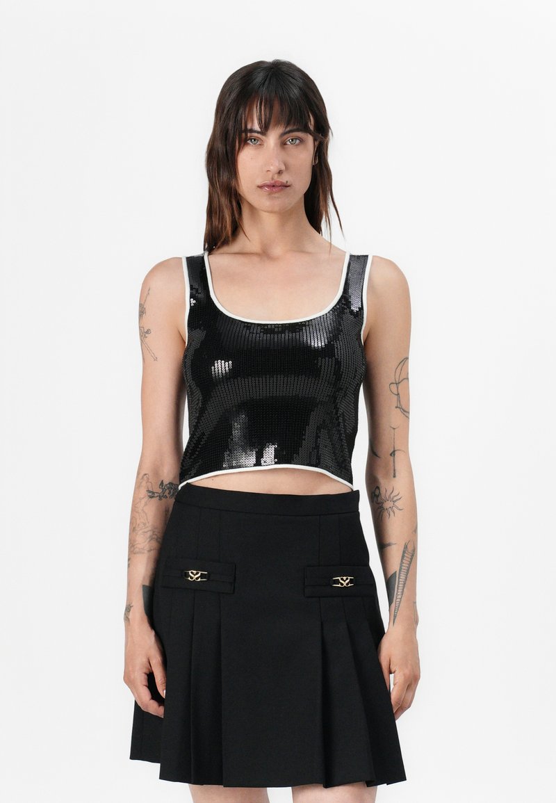 sandro Top antraciet gemêleerd sandro Top antraciet gemêleerd