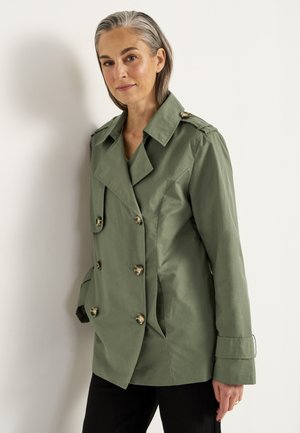 Cellbes of Sweden DOUBLE-BREASTED - Trenchcoat - khaki green