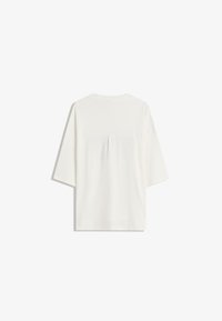 Bershka EMBROIDERED SHORT SLEEVE  - Triko s potiskem - white