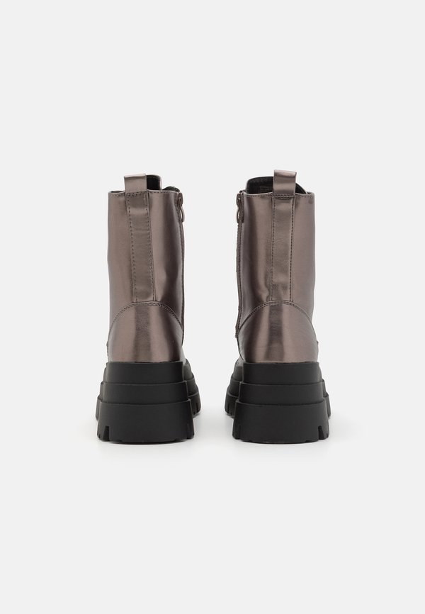 Platform ankle boots - gunmetal3