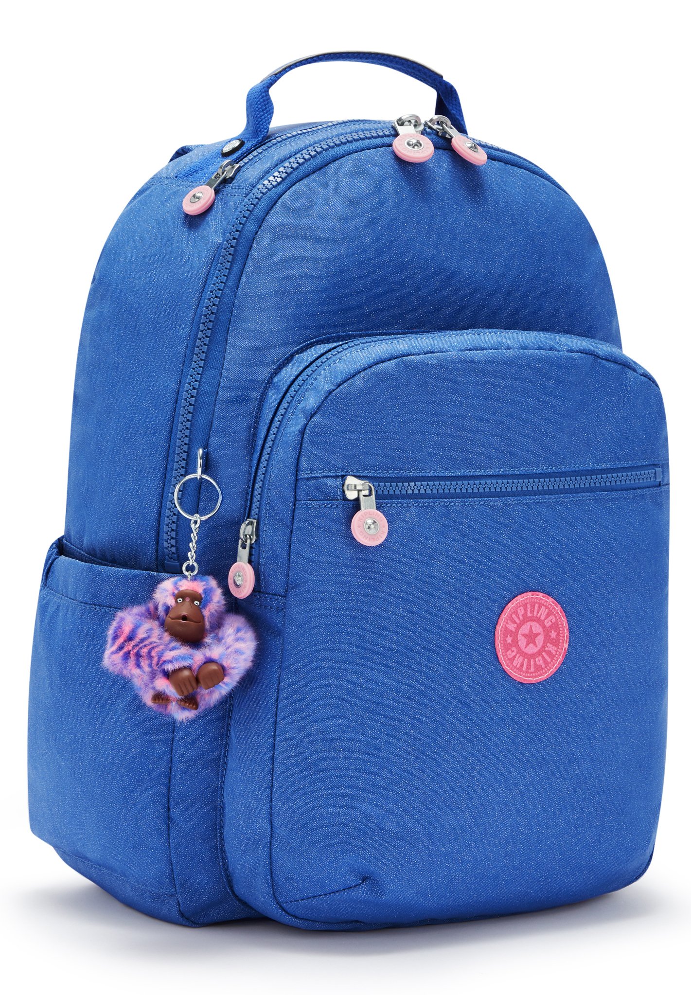 Kipling SEOUL - Mochila escolar - sparkling night/azul jaspeado - Zalando.es