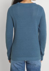 VILA Stickad tröja - blue