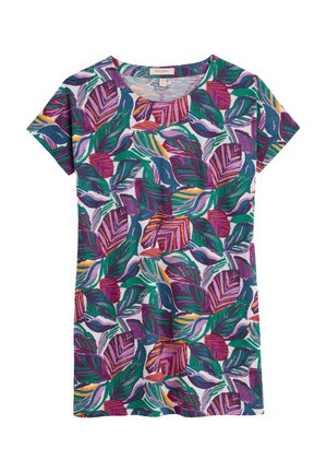 Seasalt Cornwall, SEASALT CORNWALL OCEAN GAZE TUNIC - Camiseta estampada - canna leaves chalk